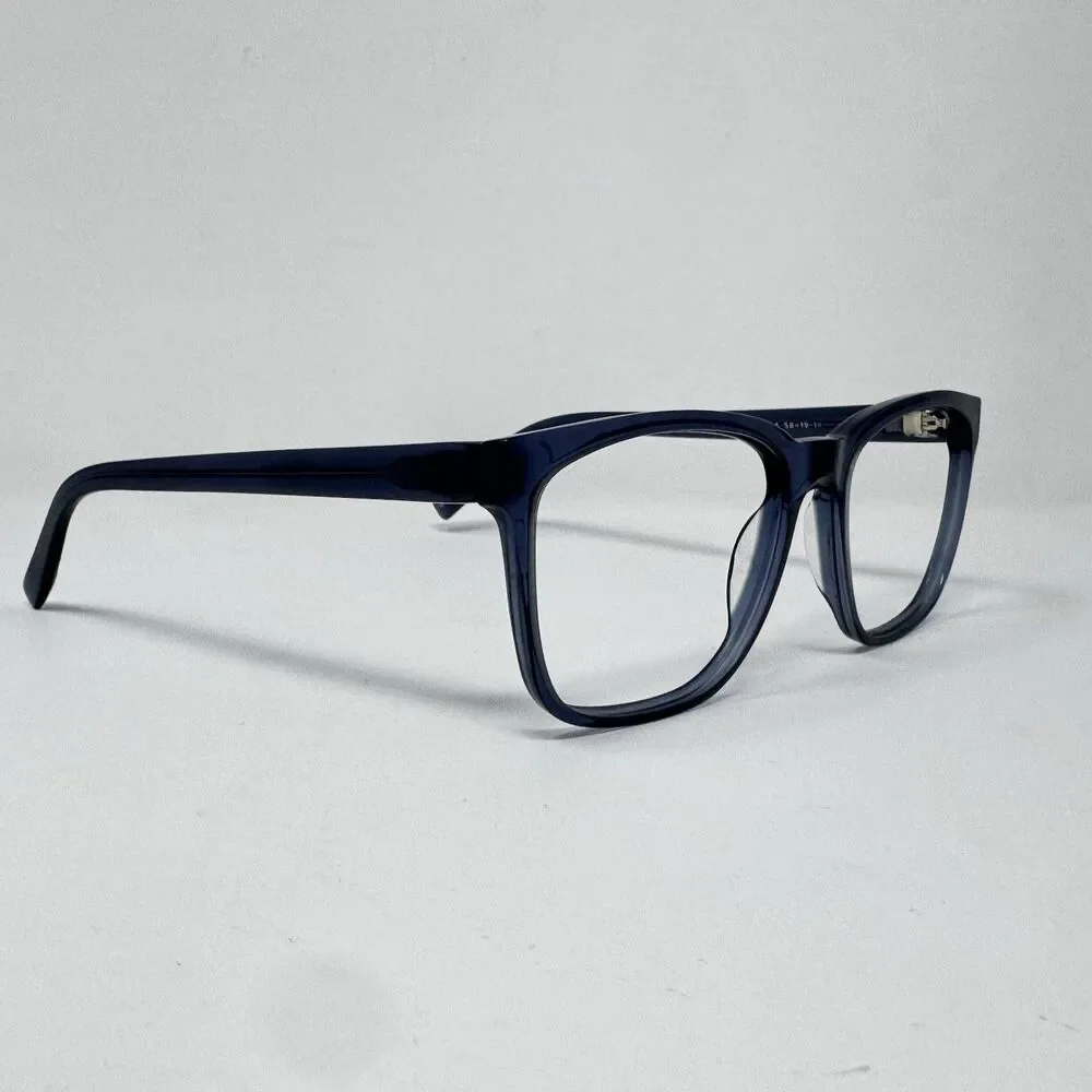 Warby Parker Barkley W754 Clear Blue Eyeglass Frames 58-19-145